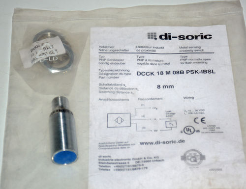 DCCK 18 M 08B PSK-IBSL Induktiver Näherungsschalter